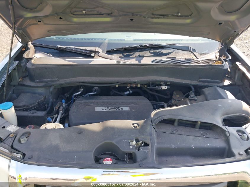 2010 Honda Pilot Touring VIN: 5FNYF4H83AB025996 Lot: 39803167