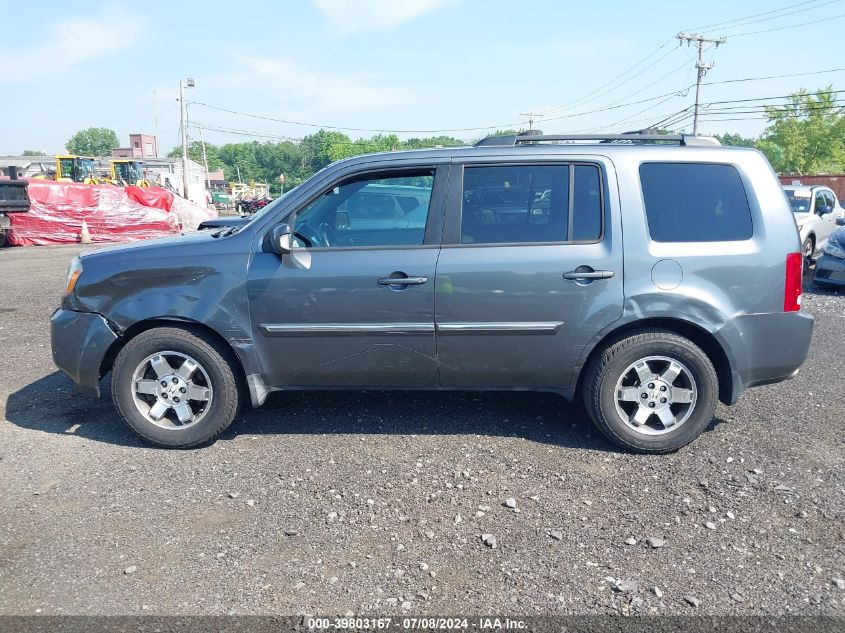 2010 Honda Pilot Touring VIN: 5FNYF4H83AB025996 Lot: 39803167