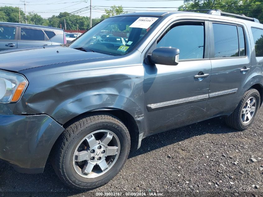 2010 Honda Pilot Touring VIN: 5FNYF4H83AB025996 Lot: 39803167