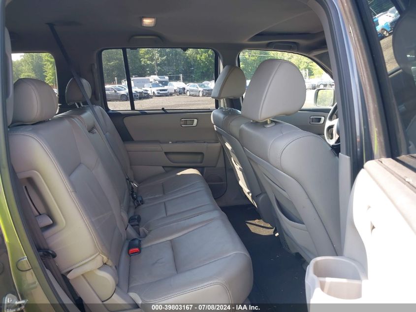 2010 Honda Pilot Touring VIN: 5FNYF4H83AB025996 Lot: 39803167