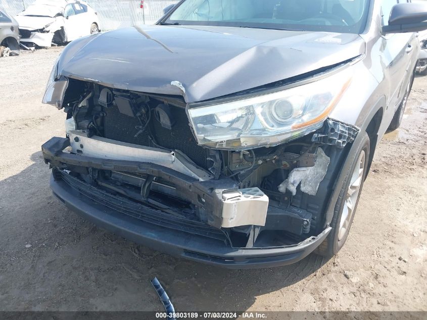 2016 Toyota Highlander Limited Platinum V6 VIN: 5TDDKRFH9GS313259 Lot: 39803189