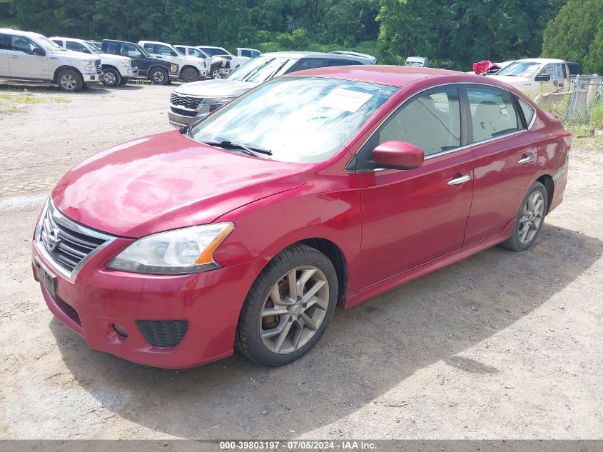 2013 Nissan Sentra Sr VIN: 3N1AB7AP7DL735167 Lot: 39803197