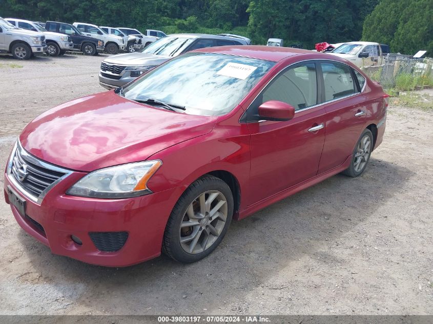 2013 Nissan Sentra Sr VIN: 3N1AB7AP7DL735167 Lot: 39803197