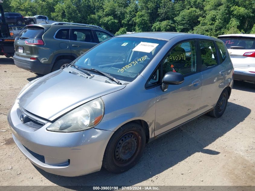 JHMGD38417S054352 | 2007 HONDA FIT