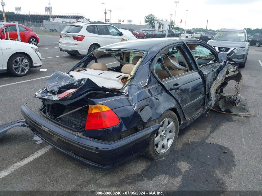 2000 BMW 323I VIN: WBAAM3340YKC73190 Lot: 39803240