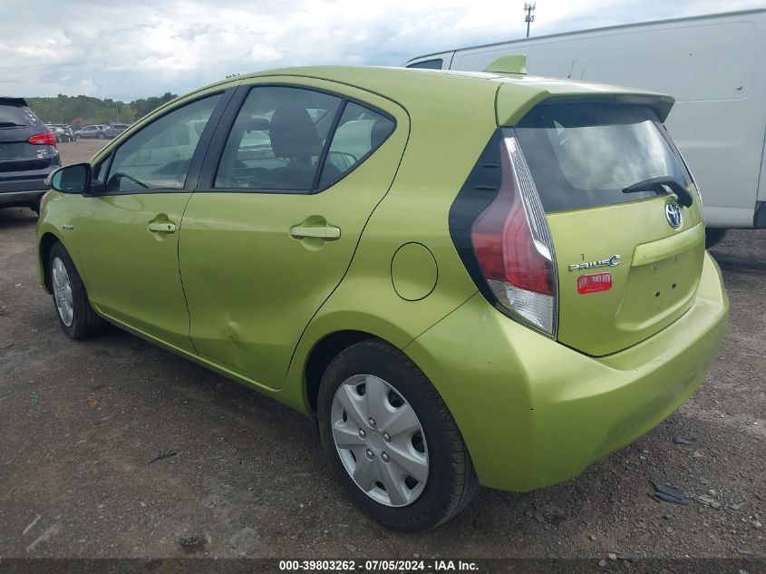 JTDKDTB34F1107853 | 2015 TOYOTA PRIUS C