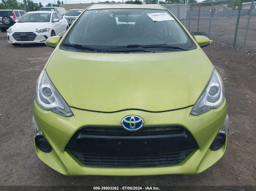 2015 Toyota Prius C Two VIN: JTDKDTB34F1107853 Lot: 39803262