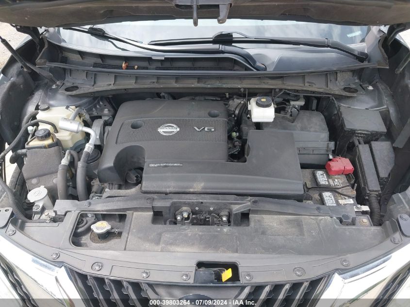 2017 Nissan Murano Sl VIN: 5N1AZ2MH8HN138465 Lot: 39803264