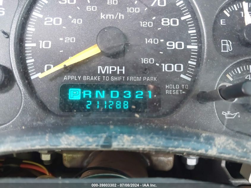 1999 GMC Sierra 1500 K1500 VIN: 2GTEK19T1X1528163 Lot: 39803302