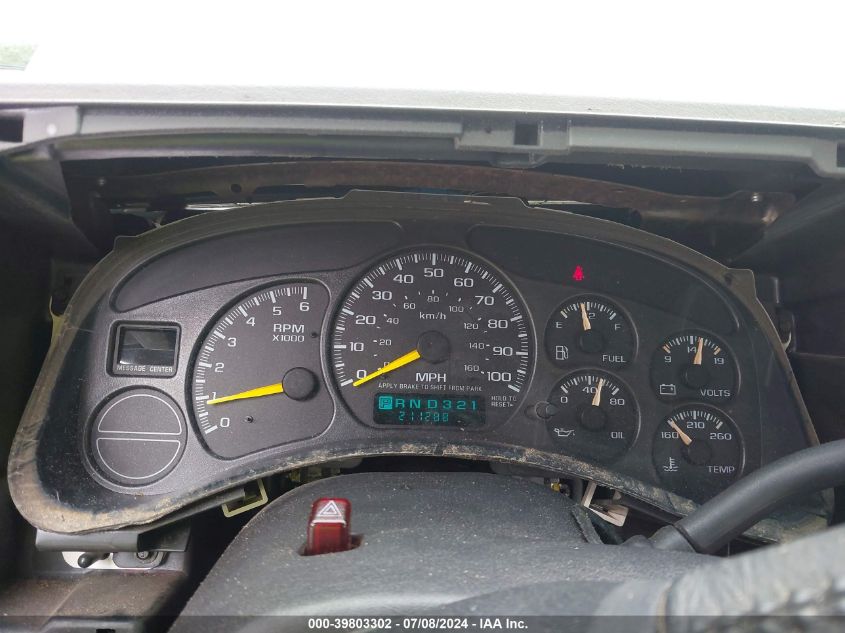 1999 GMC Sierra 1500 K1500 VIN: 2GTEK19T1X1528163 Lot: 39803302