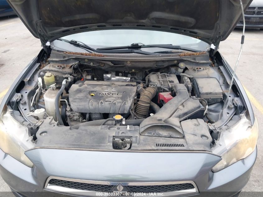 2010 Mitsubishi Lancer Es VIN: JA32U2FU7AU033797 Lot: 39803307