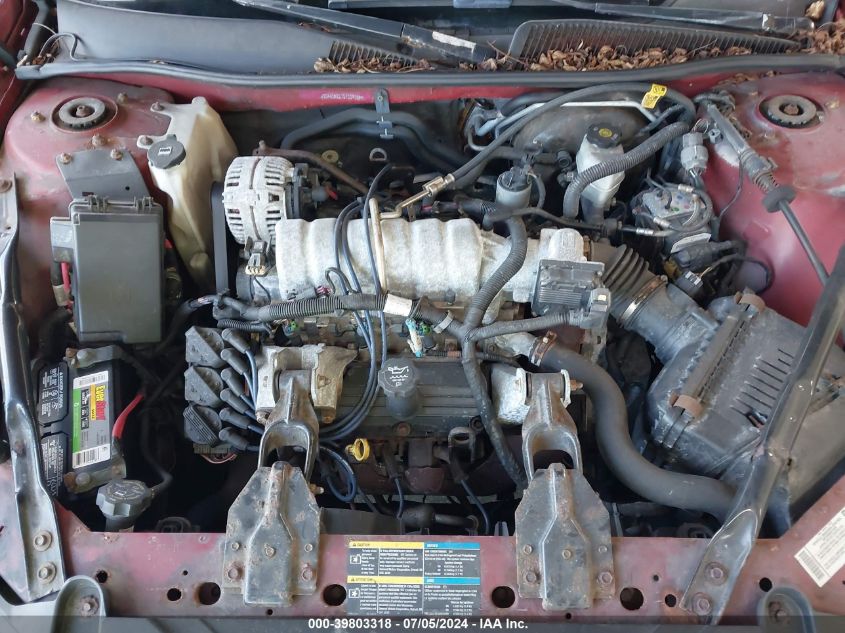 2008 Buick Lacrosse Cx VIN: 2G4WC582781339855 Lot: 39803318