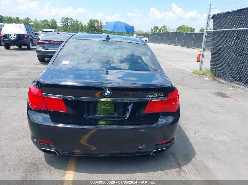 2009 BMW 750Li VIN: WBAKB83569CY62432 Lot: 39803320