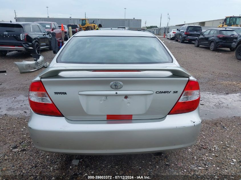 2004 Toyota Camry Se V6 VIN: 4T1BA32K84U012056 Lot: 39803372