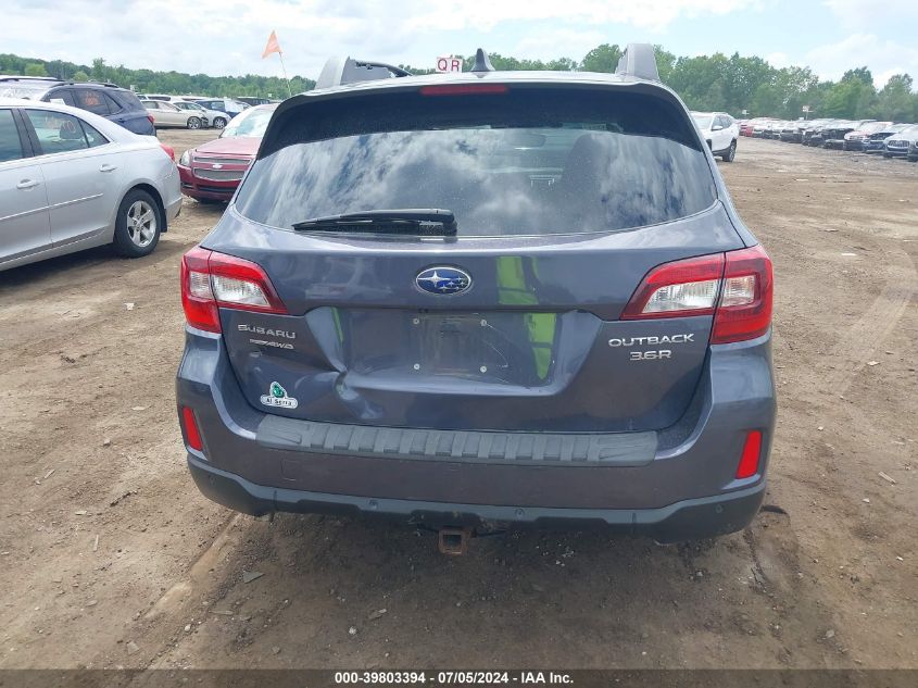 2017 Subaru Outback 3.6R Limited VIN: 4S4BSENC3H3200587 Lot: 39803394