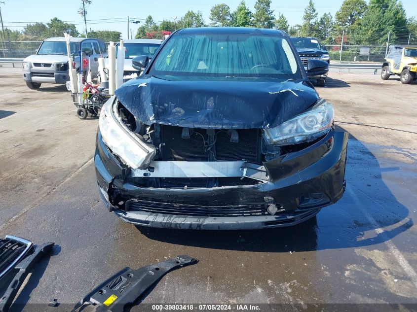 2016 Toyota Highlander Le V6 VIN: 5TDZKRFH6GS168882 Lot: 39803418