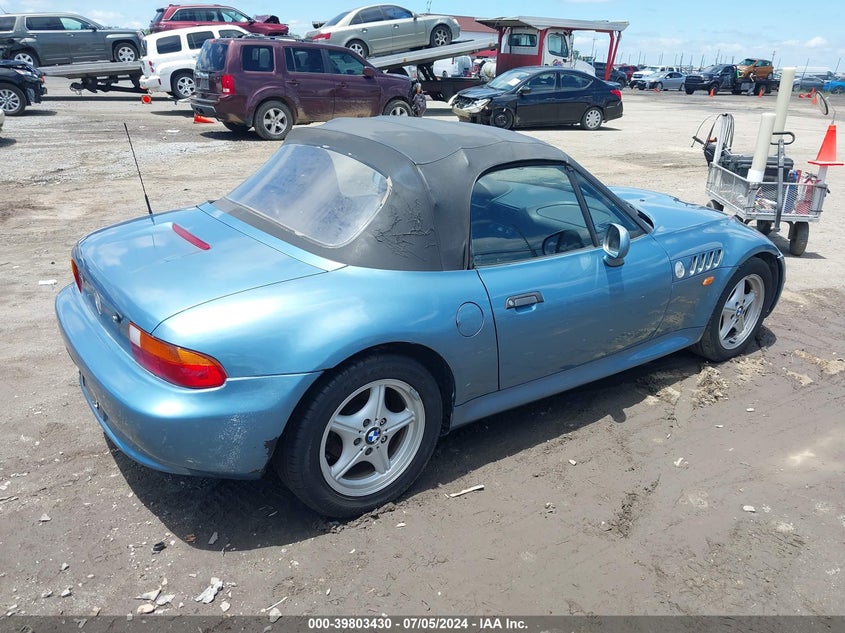 1996 BMW Z3 1.9 VIN: 4USCH7327TLB76734 Lot: 39803430