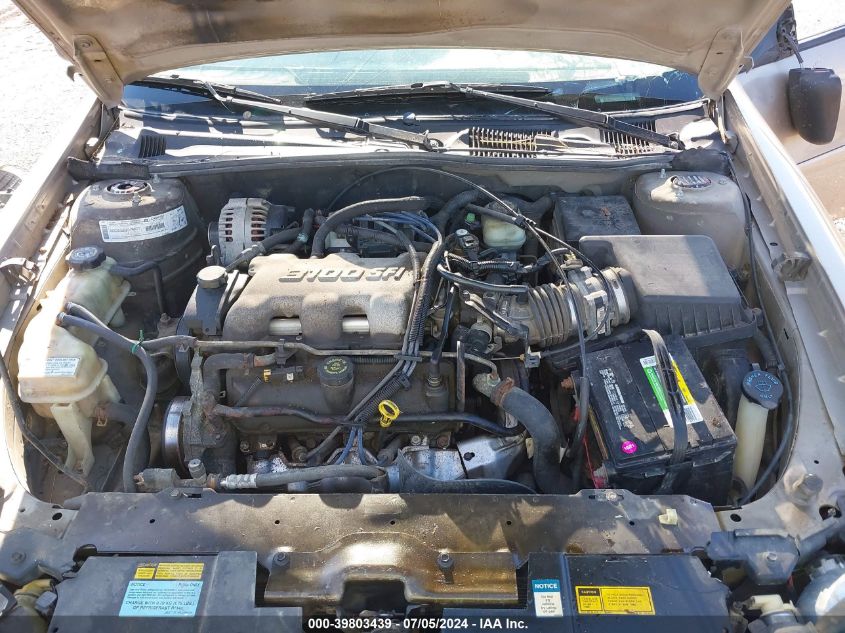 2000 Chevrolet Malibu VIN: 1G1ND52J0Y6316514 Lot: 39803439