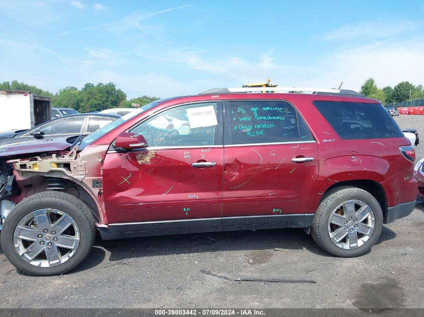2017 GMC Acadia Limited Slt-2 VIN: 1GKKVSKDXHJ174657 Lot: 39803442