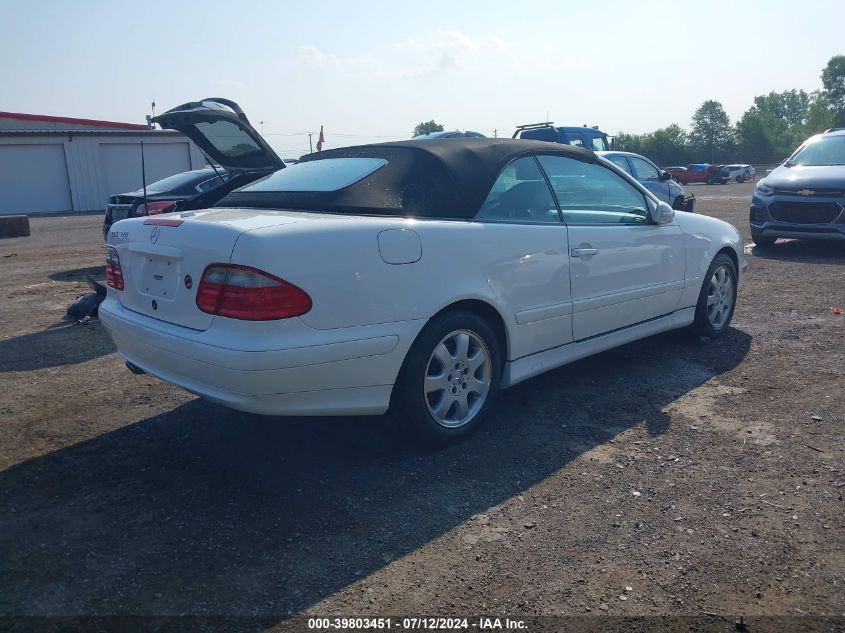 2002 Mercedes-Benz Clk 320 VIN: WDBLK65G42T116415 Lot: 39803451