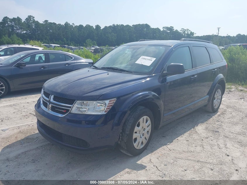 VIN 3C4PDCAB1HT560435 2017 DODGE JOURNEY SE