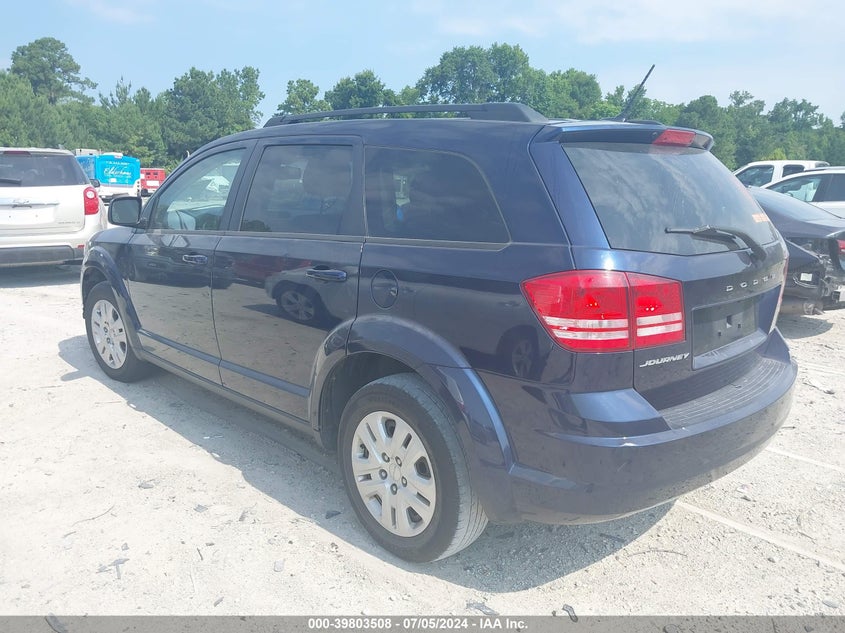 VIN 3C4PDCAB1HT560435 2017 DODGE JOURNEY SE
