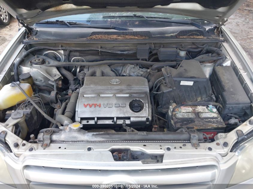 2005 Toyota Highlander V6 VIN: JTEEP21A250117277 Lot: 39803510