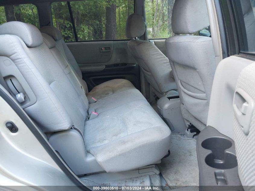 2005 Toyota Highlander V6 VIN: JTEEP21A250117277 Lot: 39803510