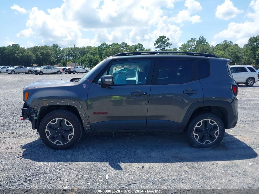 2016 Jeep Renegade Trailhawk VIN: ZACCJBCT3GPC54172 Lot: 39803528