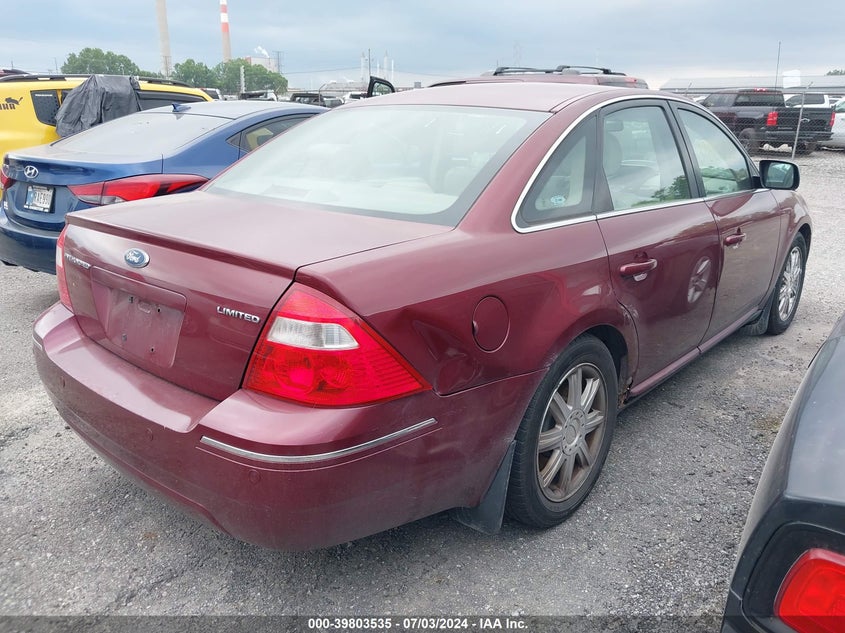 2006 Ford Five Hundred Limited VIN: 1FAHP25156G176916 Lot: 39803535