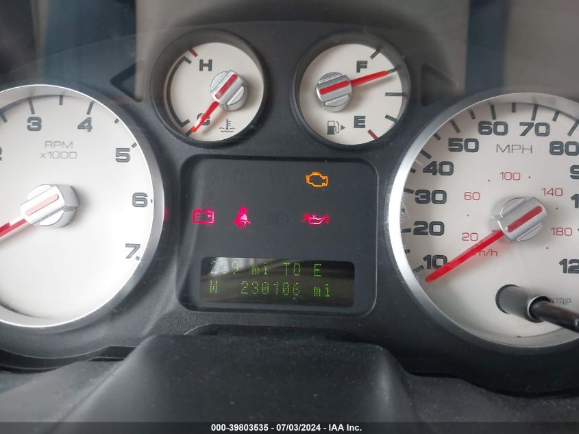 2006 Ford Five Hundred Limited VIN: 1FAHP25156G176916 Lot: 39803535