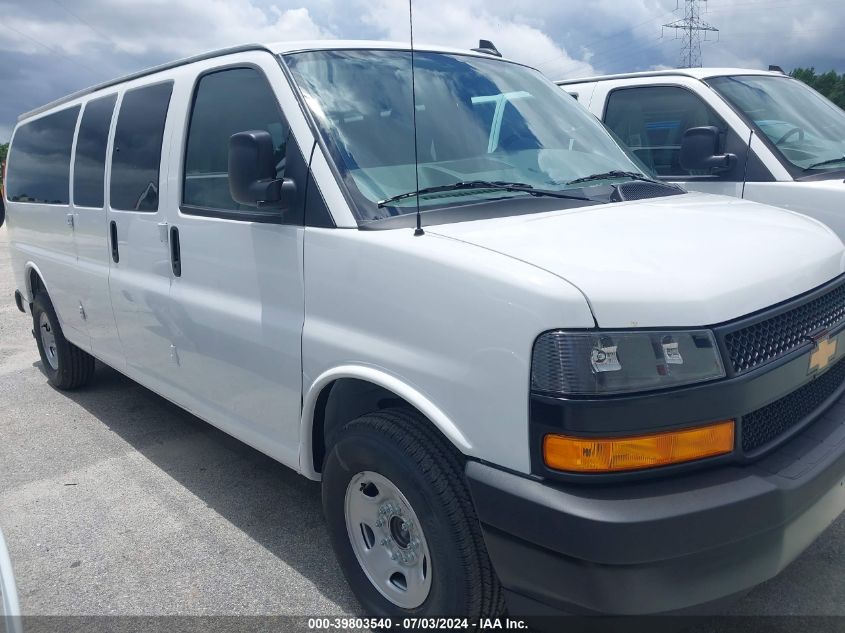 2024 Chevrolet Express Passenger Rwd 3500 Extended Wheelbase Ls VIN: 1GAZGNFP6R1215130 Lot: 39803540