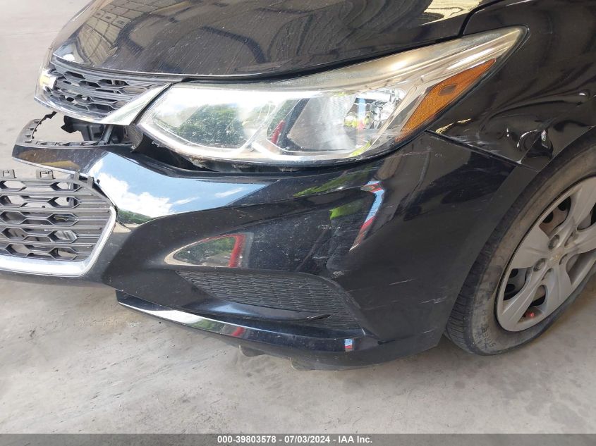 2018 Chevrolet Cruze Ls Auto VIN: 1G1BC5SM7J7112339 Lot: 39803578