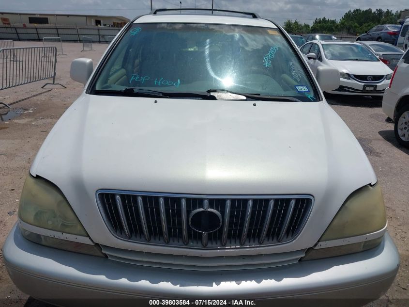 2001 Lexus Rx 300 VIN: JTJHF10U310209404 Lot: 39803584