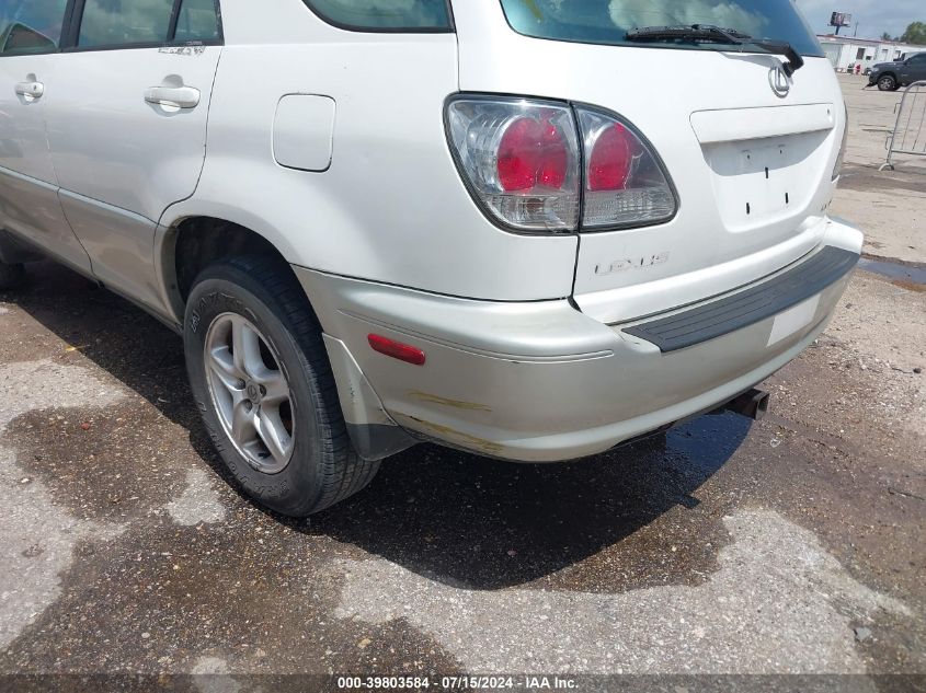 2001 Lexus Rx 300 VIN: JTJHF10U310209404 Lot: 39803584