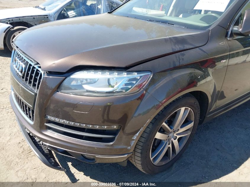 2014 Audi Q7 3.0 Tdi Premium VIN: WA1VMAFE0ED013215 Lot: 39803596