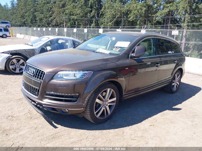 2014 Audi Q7 3.0 Tdi Premium VIN: WA1VMAFE0ED013215 Lot: 39803596