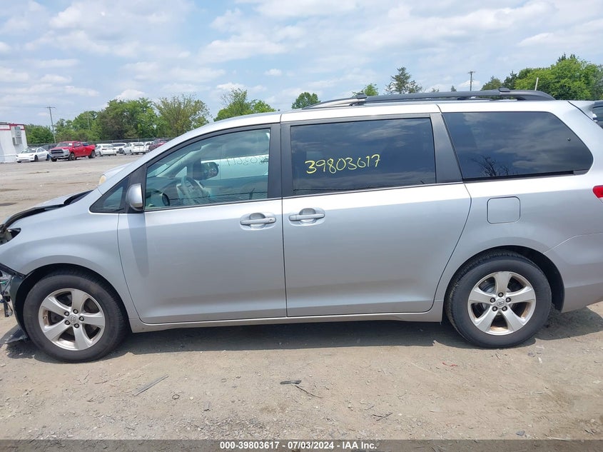 2014 Toyota Sienna Le V6 8 Passenger VIN: 5TDKK3DC1ES514632 Lot: 39803617