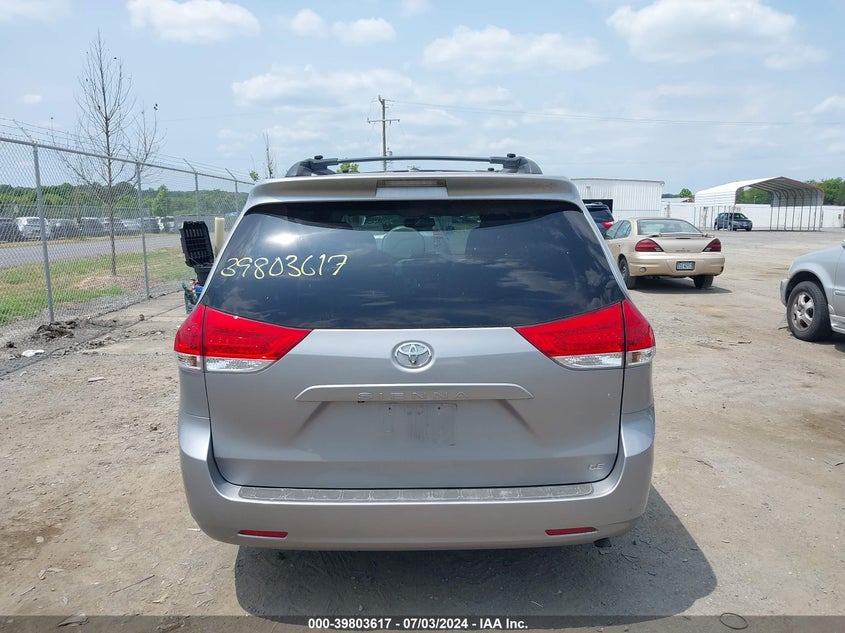 2014 Toyota Sienna Le V6 8 Passenger VIN: 5TDKK3DC1ES514632 Lot: 39803617