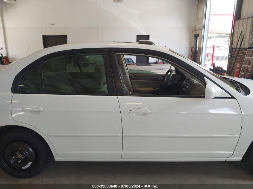 2003 Honda Civic Ex VIN: 2HGES26833H568334 Lot: 39803640