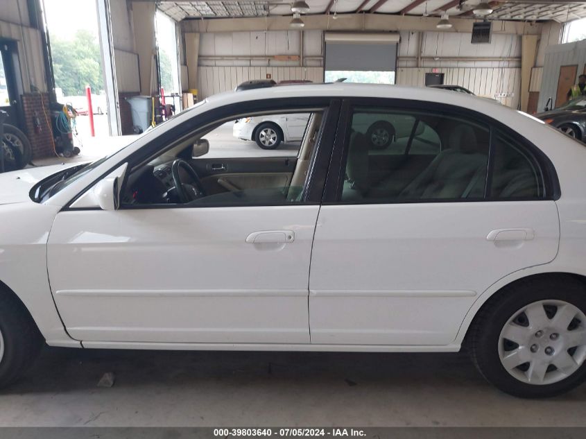 2003 Honda Civic Ex VIN: 2HGES26833H568334 Lot: 39803640