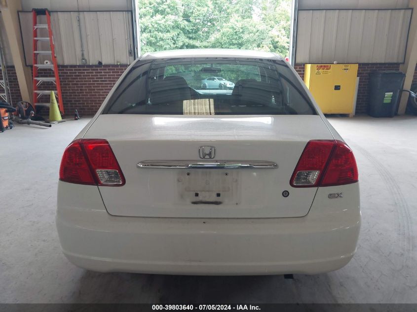 2003 Honda Civic Ex VIN: 2HGES26833H568334 Lot: 39803640