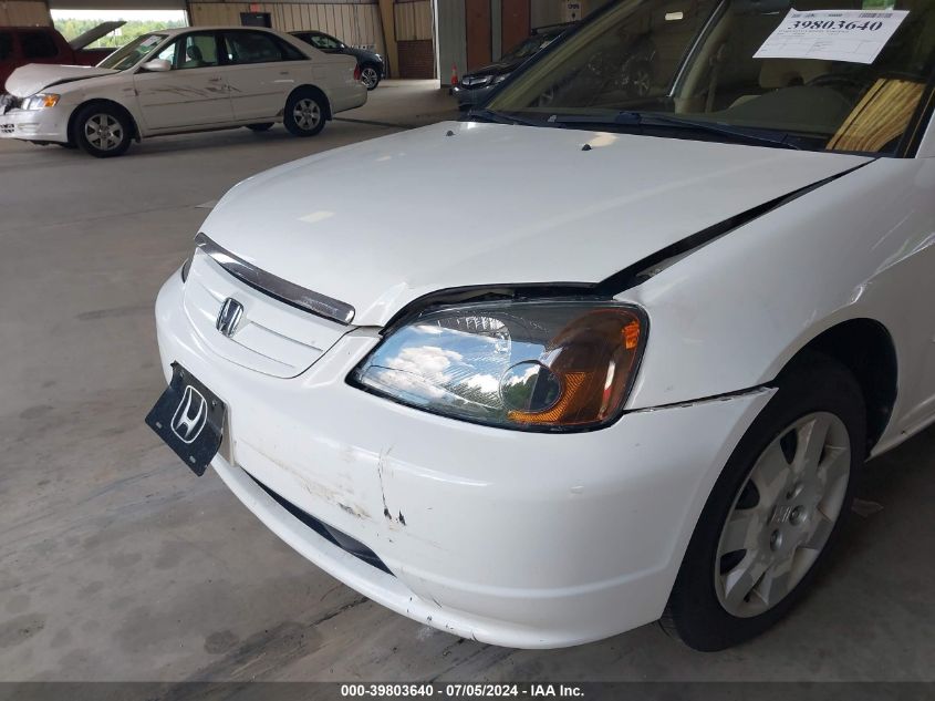 2003 Honda Civic Ex VIN: 2HGES26833H568334 Lot: 39803640