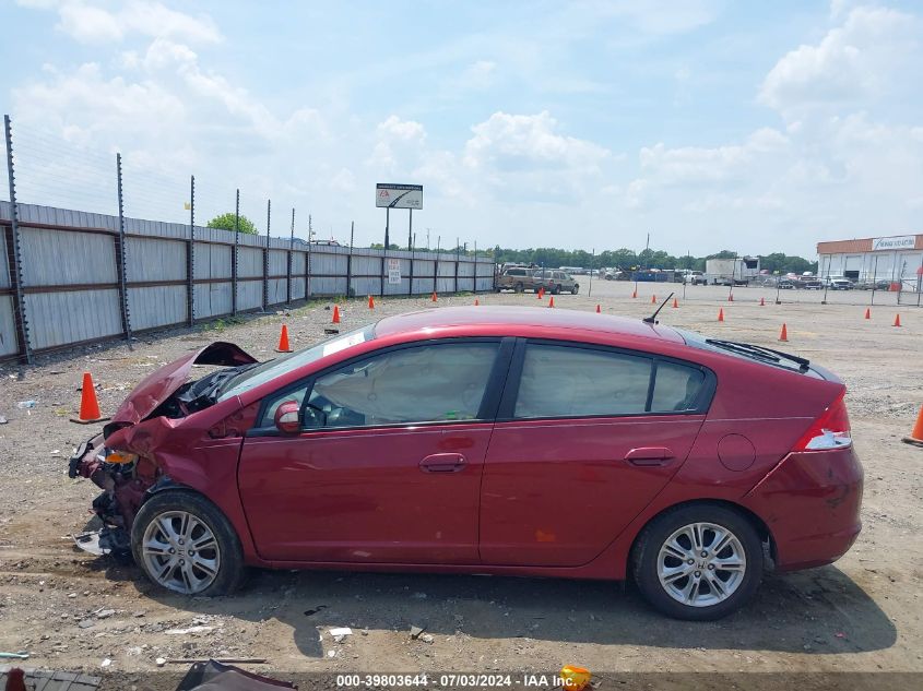 2010 Honda Insight Ex VIN: JHMZE2H72AS018719 Lot: 39803644