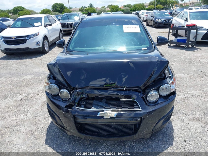 2016 Chevrolet Sonic Lt Auto VIN: 1G1JC6SG6G412XA00 Lot: 39803685