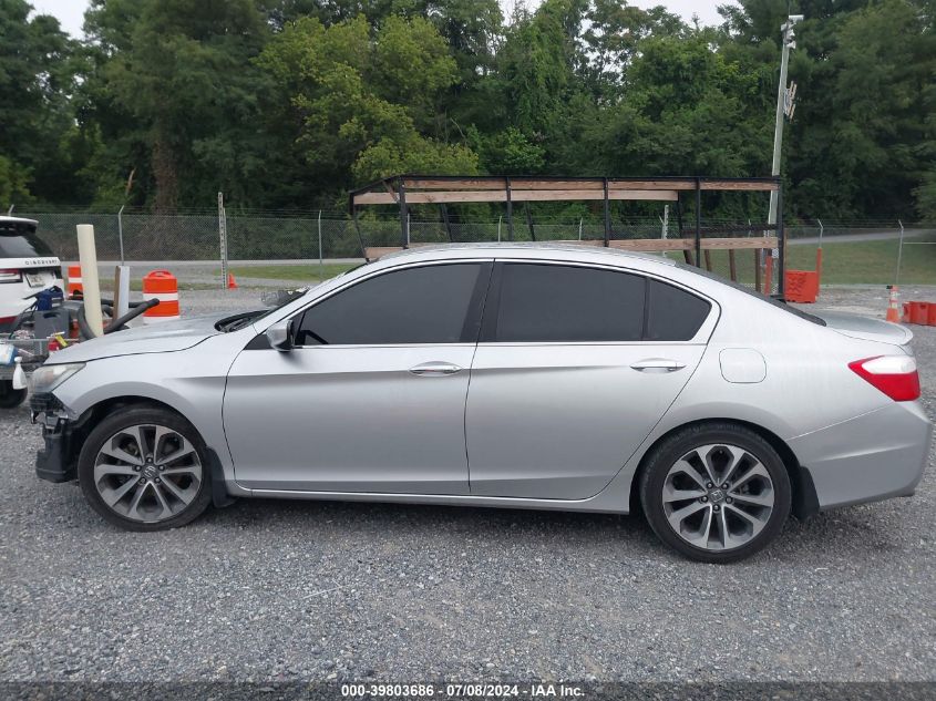 1HGCR2F52FA128889 2015 Honda Accord Sport