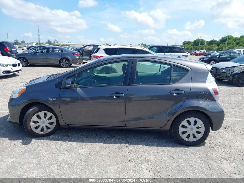 2014 Toyota Prius C Two VIN: JTDKDTB32E1085480 Lot: 39803704