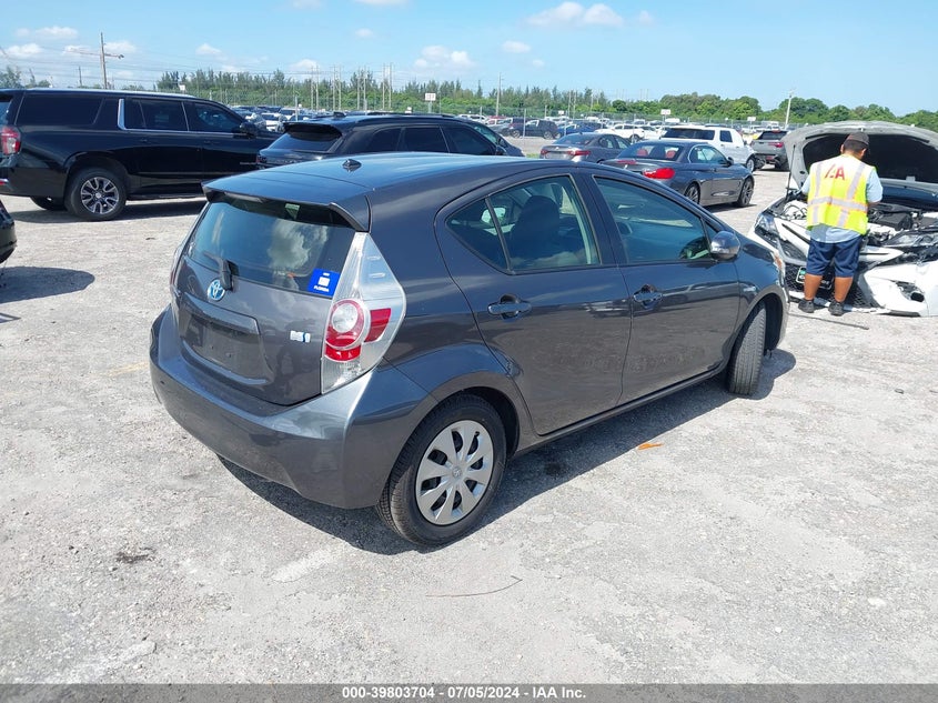 2014 Toyota Prius C Two VIN: JTDKDTB32E1085480 Lot: 39803704