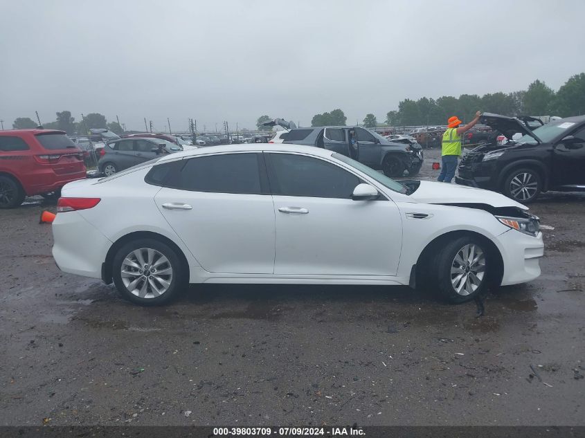 2018 Kia Optima Ex VIN: 5XXGU4L3XJG265234 Lot: 39803709