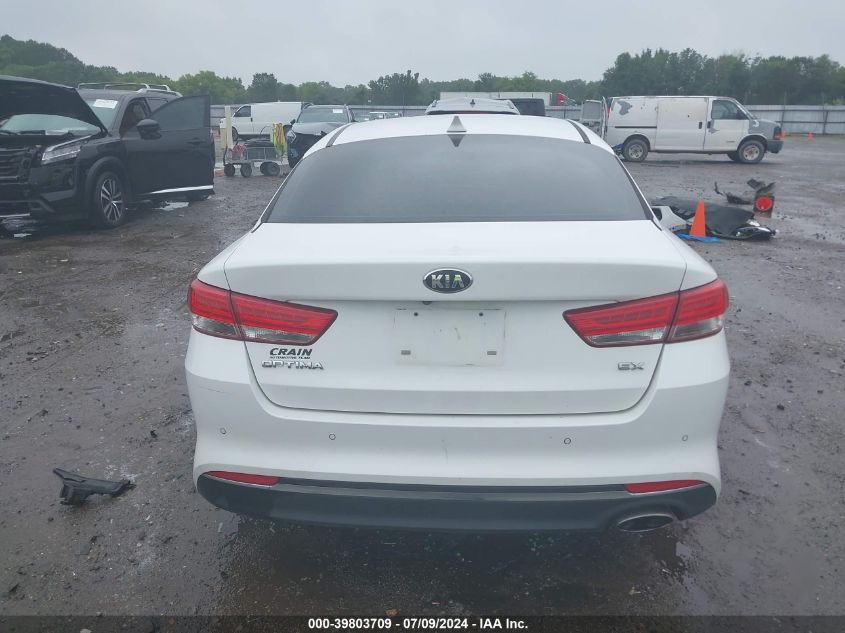 2018 Kia Optima Ex VIN: 5XXGU4L3XJG265234 Lot: 39803709